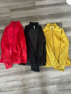 THREE Athleta Flurry Force Insulated Jackets Size Medium